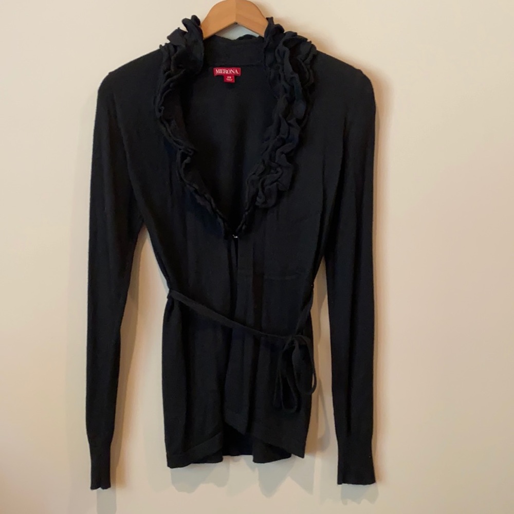 Merona brand black cardigan sweater
